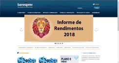 Desktop Screenshot of banesprev.com.br